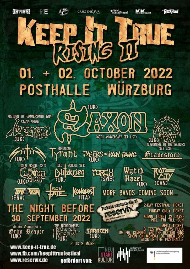 Poster des Keep It True Festivals