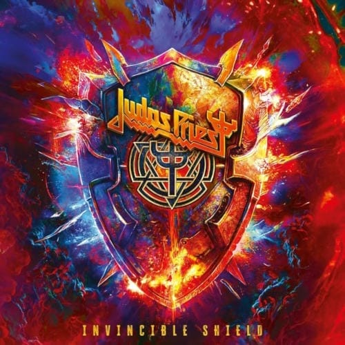 Das Cover von "Invincible Shield" von Judas Priest.