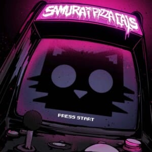 Samurai Pizza Cats Press Start Coverartwork